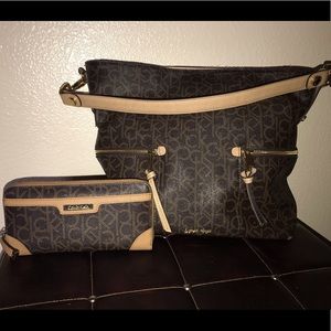 Calvin Klein Purse and Wallet Set